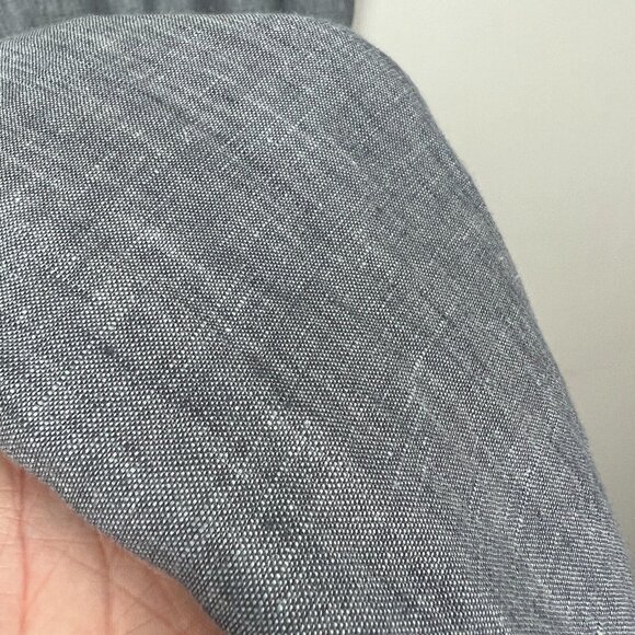 Banana Republic Modern Slim Fit Pants Mens 38x30.5 Gray 100% Linen Chino - Picture 12 of 12